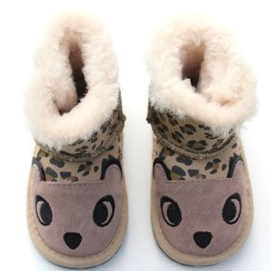 EMU AUSTRALIA CHEETAH WALKER SUEDE BOOTS